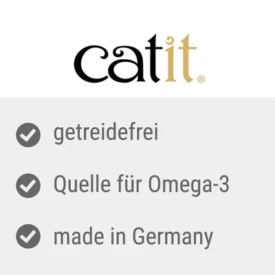 catit. Getreidefrei, Quelle für Omega-3, made in Germany.