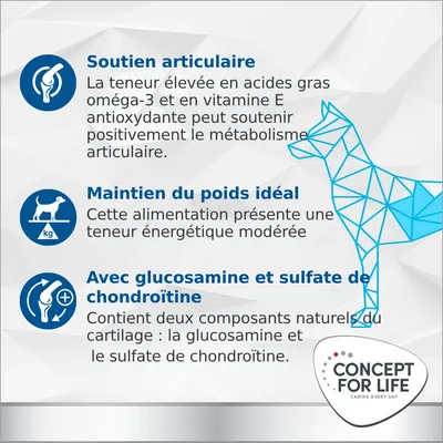 Concept for Life Veterinary Diet Mobility pour chien