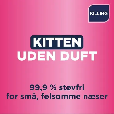 KILLING Killing uden duft, 99,9 % støvfri til små, følsomme næser.
