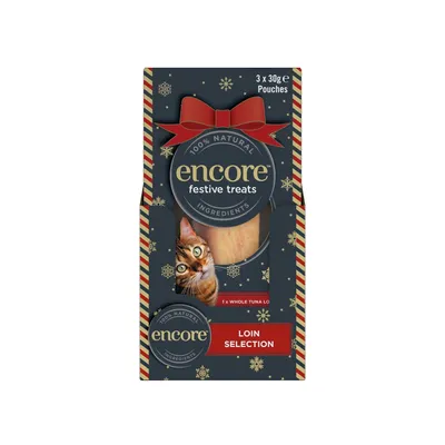 Encore Cat Festive Treats Variety Pack 3 x 30g - Variety Pack (3 x 30g) Encore Cat Festive Treats Variety Pack 3 x 30g - Variety Pack (3 x 30g)