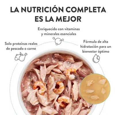 Schesir Complete Nutrition Filete en caldo 6 x 50 g en latas