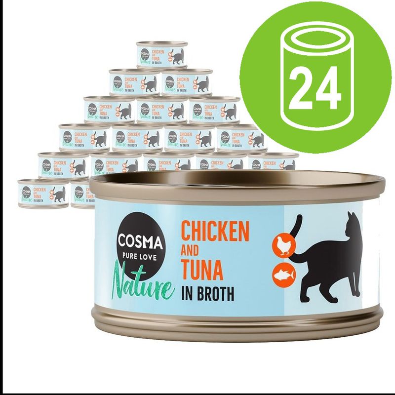 Økonomipakke Cosma Nature 24 x 70 g