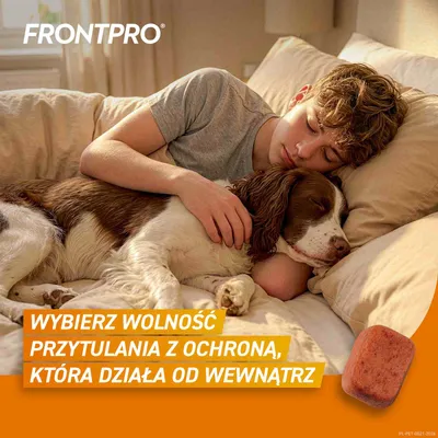 FRONTPRO® tabletki na pchły i kleszcze, dla psów od 10 do 25 kg FRONTPRO® tabletki na pchły i kleszcze, dla psów od 10 do 25 kg