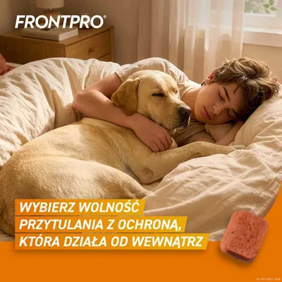 FRONTPRO® tabletki na pchły i kleszcze dla psów