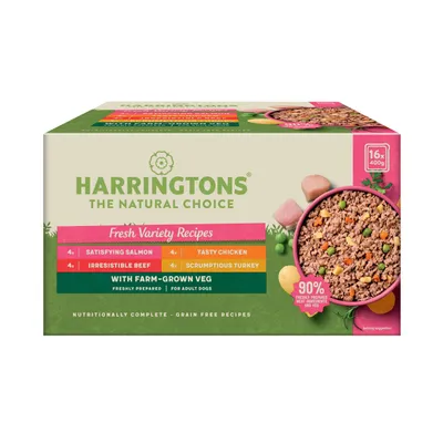 Harringtons Complete Adult Grain-Free - Fresh Variety Recipes - 16 x 400g Harringtons Complete Adult Grain-Free - Fresh Variety Recipes - 16 x 400g