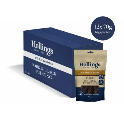 Hollings Pork & Black Pudding Bite-Size Sausages