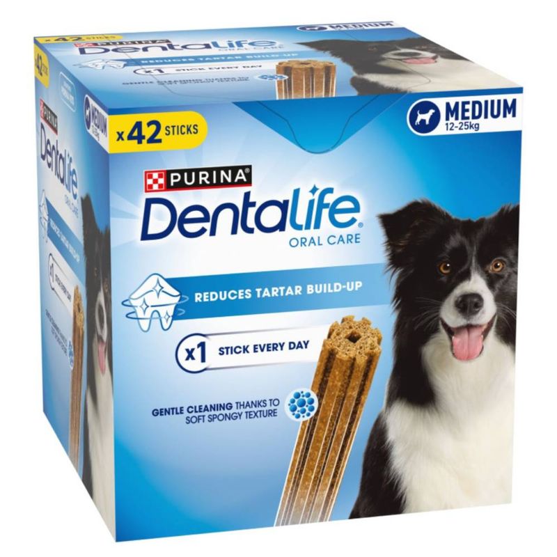 PURINA Dentalife grickalice za svakodnevno čišćenje zuba za srednje velike pse (12-25 kg)
