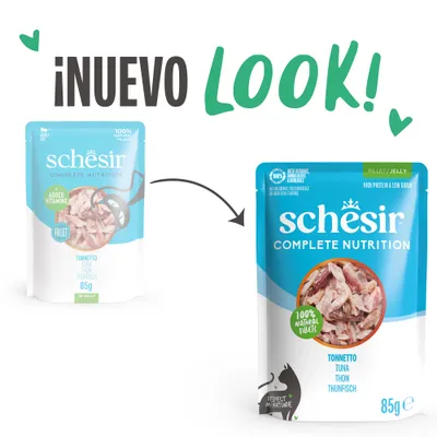 Schesir Complete Nutrition filete en gelatina 6 x 85 g en bolsitas
