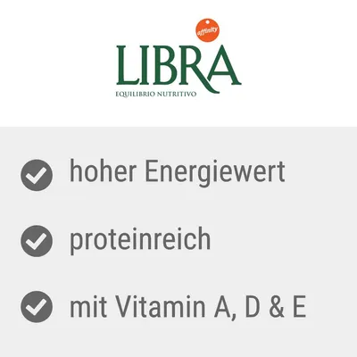Libra Equilibrio Nutritivo von Affinity. Hoher Energiewert, proteinreich, mit Vitamin A, D & E.