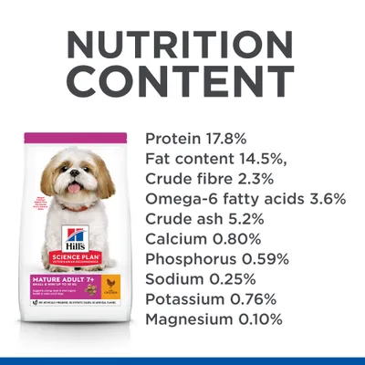 Hill's Science Plan Mature Adult 7+ Small & Mini Chicken