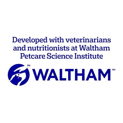 Developed with veterinarians and nutritionists at Waltham Petcare Science Institute. WALTHAM. Text på engelska.