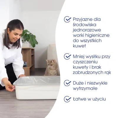 Biokat's polietylenowe worki do kociej toalety
