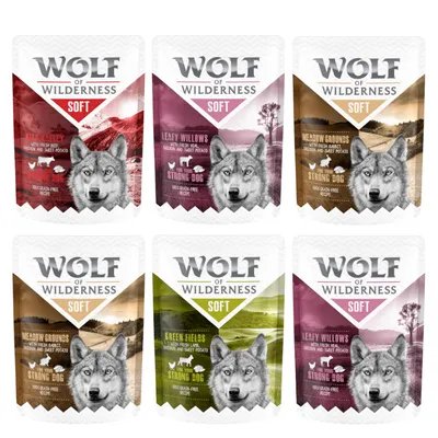 Wolf of Wilderness Soft Hundefutter, verschiedene Sorten: Fresh Beef, Venison, Rabbit, Lamb. 100% getreidefreie Rezeptur.