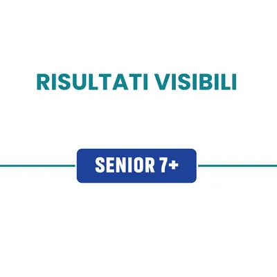 Risultati visibili. Senior 7+.