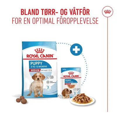 Royal Canin Medium Puppy i saus Royal Canin Medium Puppy i saus
