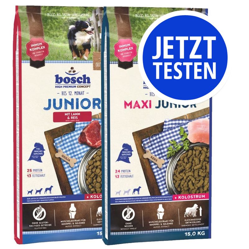 bosch Junior Sparpaket: 2 x 15 kg im gemischten Paket