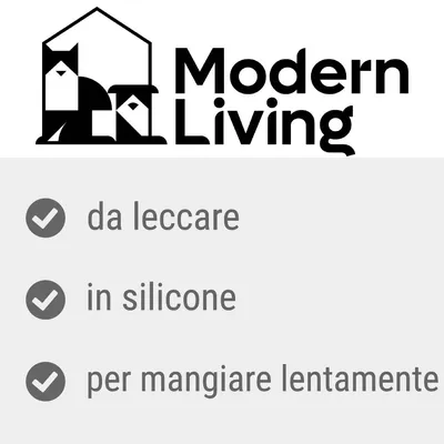 Modern Living. Da leccare, in silicone, per mangiare lentamente.