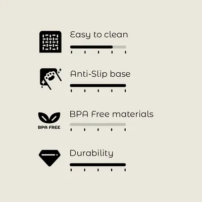 TIAKI matskål i rustfritt stål "In The Mood For Food"