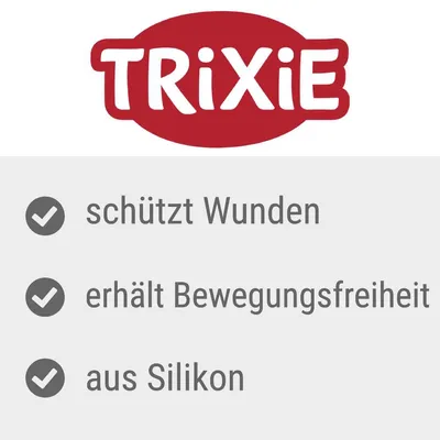 Trixie. Schützt Wunden, erhält Bewegungsfreiheit, aus Silikon.