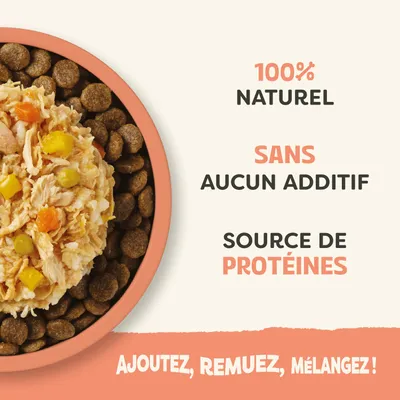 100 % naturel, sans additifs, source de protéines. Ajoutez, remuez, mélangez. 100 % naturel, sans additifs, source de protéines. Ajoutez, remuez, mélangez.