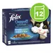 Felix Tendres Effilés Délicieux duos en gelée 12 x 85 g pour chat