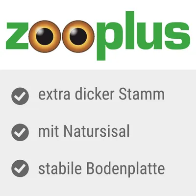 Zooplus. Extra dicker Stamm, mit Natursisal, stabile Bodenplatte.