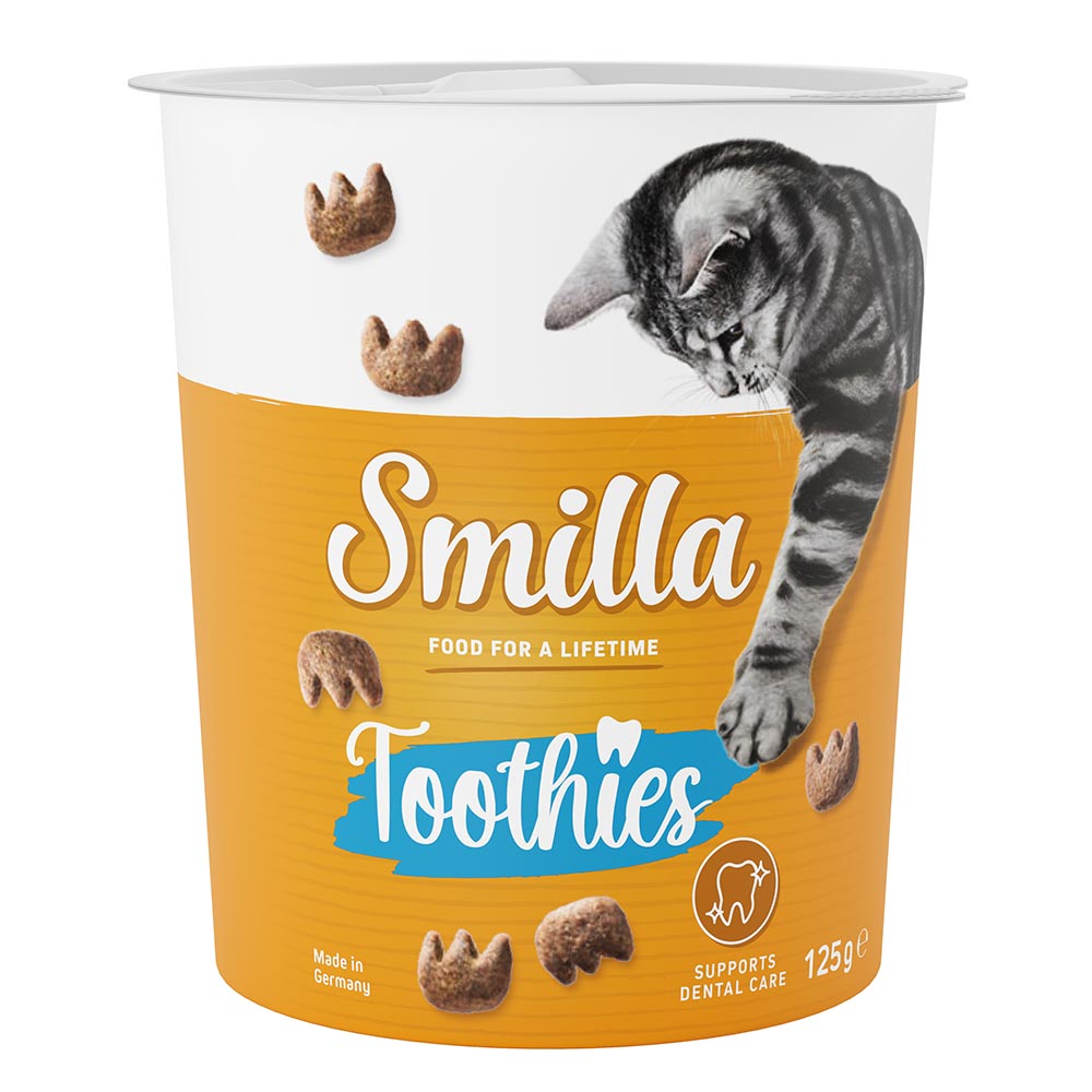 Set prova misto! 2 x 125 g Smilla Snack croccanti per gatti - Toothies & Crossies