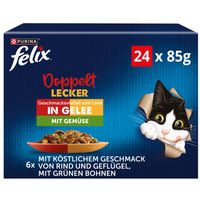 Purina Felix alimento per gatti e snack. Ampia scelta per ogni gatto, dai pasti gustosi agli snack divertenti. Party Mix, Soup Time e Sensations Jellies in evidenza.