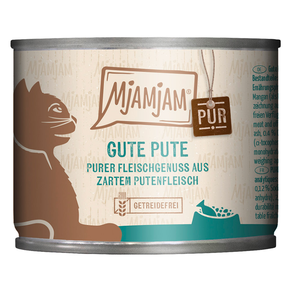 Fotografie produktu: Míchané balení MjAMjAM čistý masový požitek 6 x 200 g - mix (3 druhy)