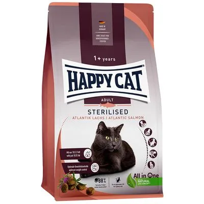 Happy Cat Sterilised Adult Zalm Kattenvoer Happy Cat Sterilised Adult Zalm Kattenvoer