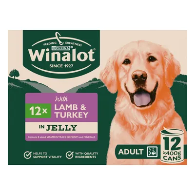 Winalot Classics in Jelly 12 x 400g - Lamb & Turkey