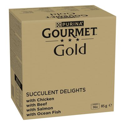 Gourmet Gold Succulent Delights Mega Pack 96 x 85g