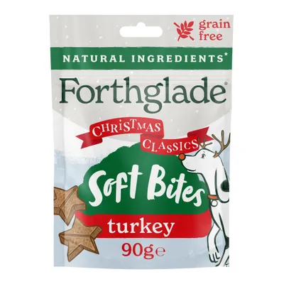 Forthglade Christmas Soft Bites - Turkey & Cranberry - 90g Forthglade Christmas Soft Bites - Turkey & Cranberry - 90g
