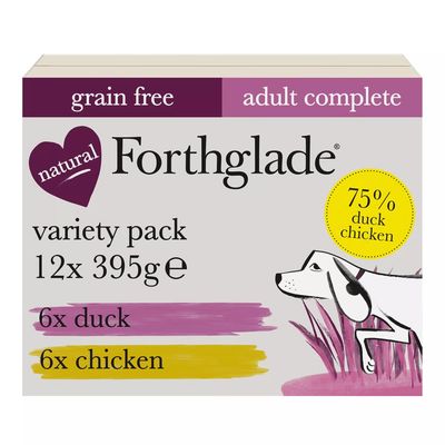 Forthglade Complete Meal Grain-Free Adult Dog - Duck & Chicken 12 x 395g