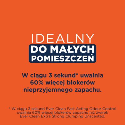 Ever Clean Super Premium żwirek zbrylający dla kotów, szybka kontrola zapachów, 10 l, niska pylistość, z aktywnym węglem i ekstraktami roślinnymi, idealny do małych pomieszczeń.