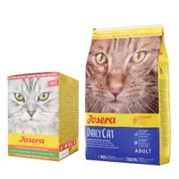 Josera Nature granule 10 kg + Josera Paté Multipack 6 x 85 g zdarma! - DailyCat 10 kg + Josera Paté Multipack 6 x 85 g