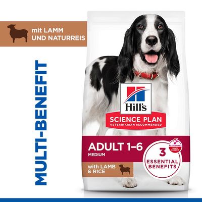 Hill's Science Plan Adult 1-6 Medium mit Lamm & Reis