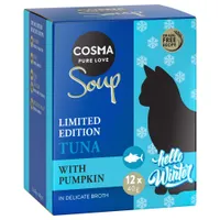 Cosma Soup Winter-Edition Thunfisch mit Kürbis - 12 x 40 g