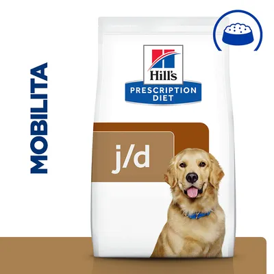 Hill's PRESCRIPTION DIET j/d, nápis MOBILITA, balení s obrázkem psa