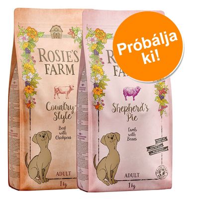 Rosie's Farm vegyes próbacsomag 2 x 1 kg Bárány & lazac