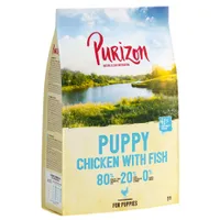 Purizon Puppy Pollo con Pesce - senza cereali Crocchette per cane - 1 kg