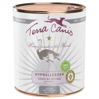 Terra Canis Hypoallergénique 6 x 800 g pour chien - autruche, panais