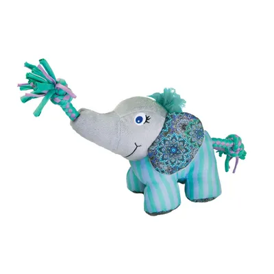 KONG Knots Carnival Elephant - L 9 x B 17 x H 13 cm (Größe S/M)