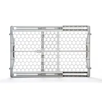 Carlson utdragbart galler av plast - Höjd 59 cm, bredd 71 till 107 cm