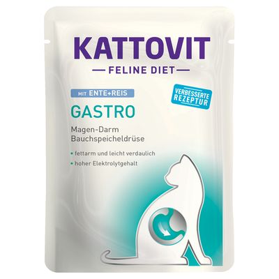 Kattovit Feline Gastro Porsjonspose 24 x 85 g And & Ris