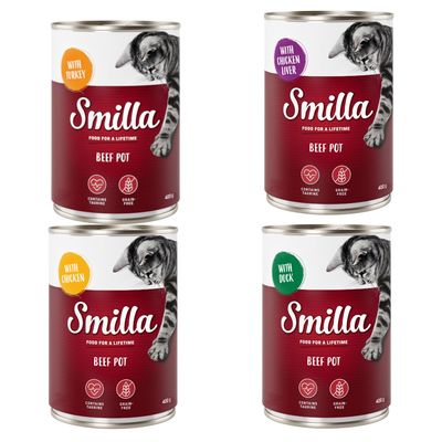 Smilla hovädzia konzerva 6 x 400 g miešané balenie