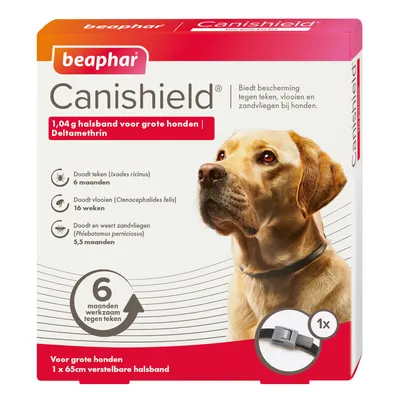 Beaphar Canishield® vlooien- en tekenband voor grote honden - 1 stuk Beaphar Canishield® vlooien- en tekenband voor grote honden - 1 stuk