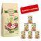 Lukullus Veggie hidegen sajtolt kutyatáp + 6 x 400 g Naturkost Veggie 1,5 kg száraztáp + 6 x 400 g nedveseledel