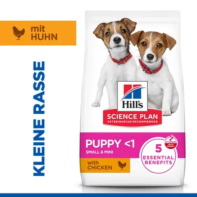 Hill's Science Plan Puppy <1 Small & Mini mit Huhn - Sparpaket: 2 x 3 kg