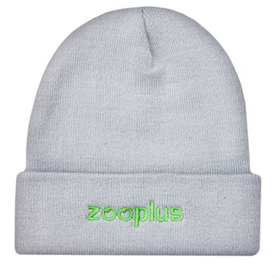 zooplus Exclusive - téli sapka Szürke / zöld zooplus logóval